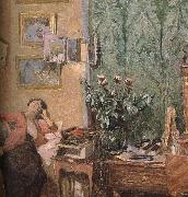 Edouard Vuillard Mrs. Black s call oil painting reproduction